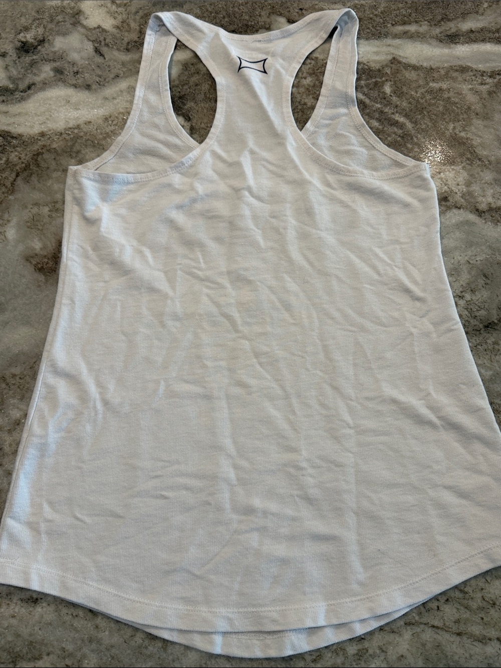 Strong White Racerback Tank Top - Picture 3 of 6